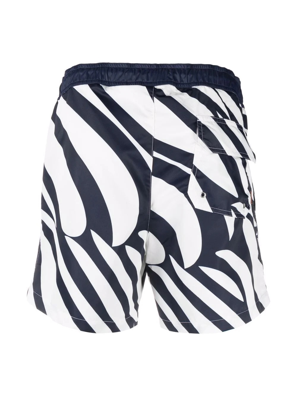 zebra-print three-pockets swim shorts - 2