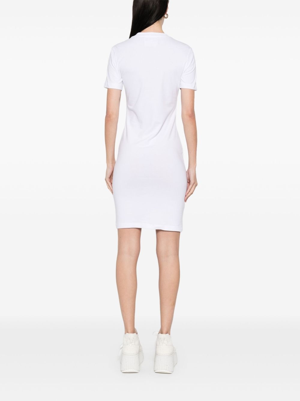 logo-print mini dress - 4