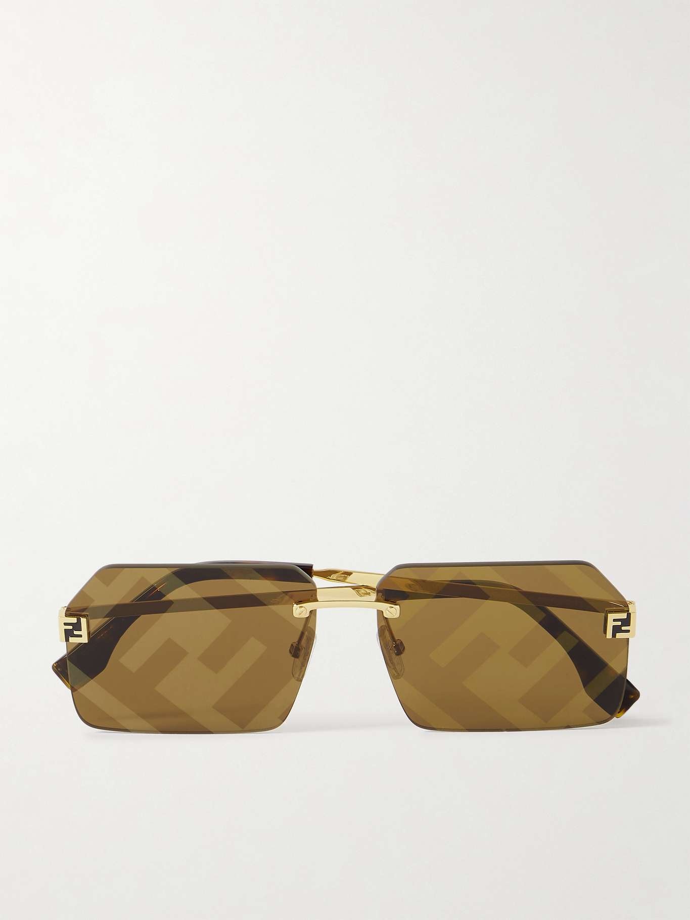 Fendi rimless fashion sunglasses