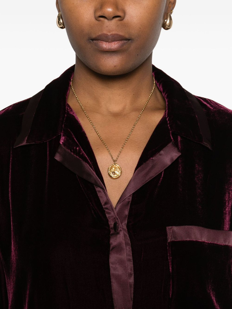 chest-pocket satin-trim shirt 5