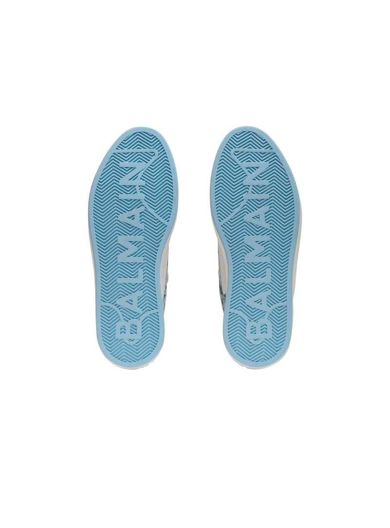 B-Court Flip trainers in monogrammed PB Labyrinth denim 4