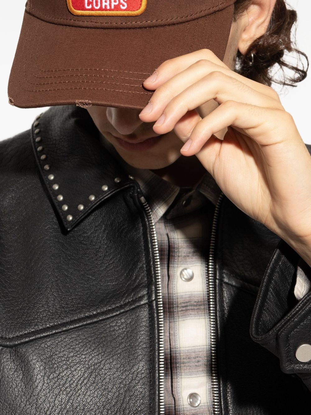 bear-maple leaf patch cap - 4