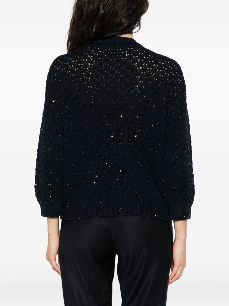 sequin-embellished wool sweater 4