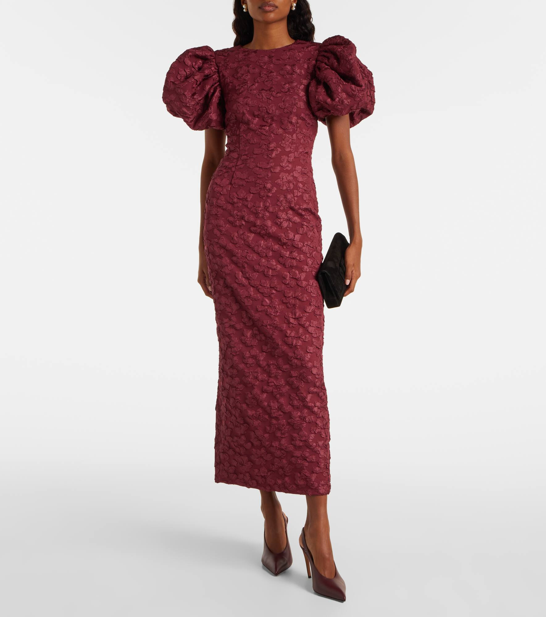 Lori jacquard midi dress - 2