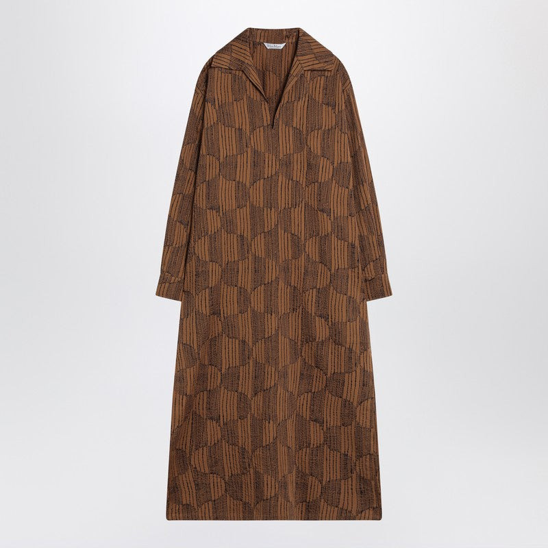 Max Mara Olive green shirt dress in cotton - 1