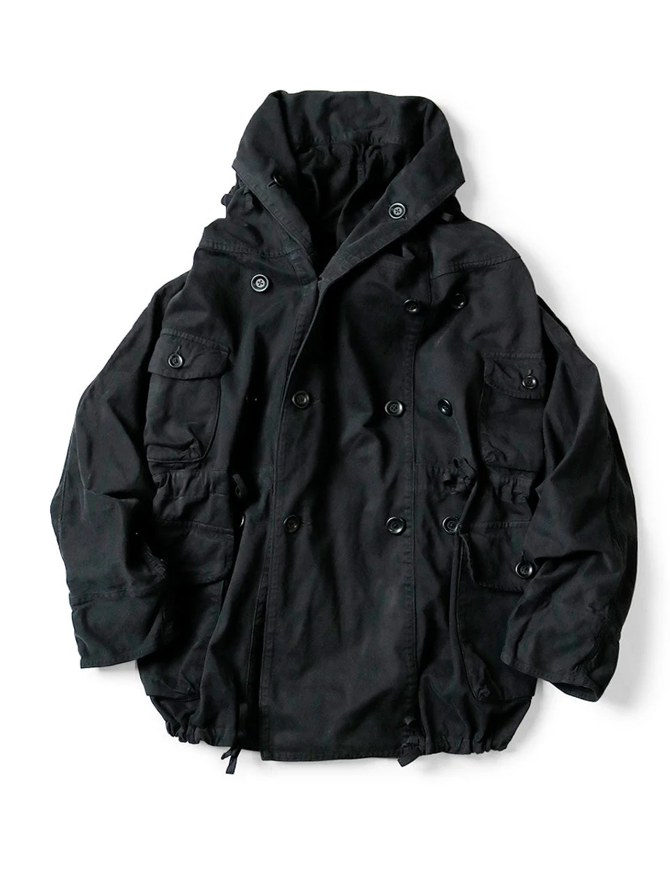 KAPITAL Katsuragi Cotton RING Coat 'Black' - 1