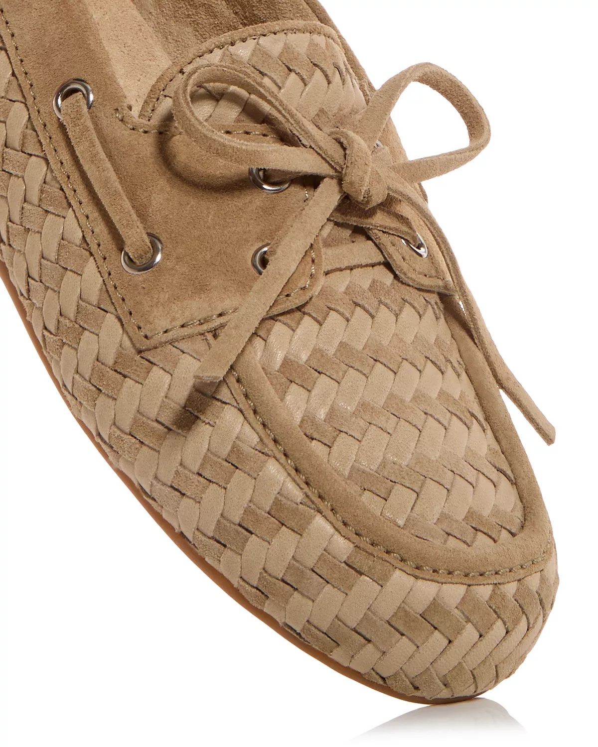 Women's Woven Boat Loafers - 5