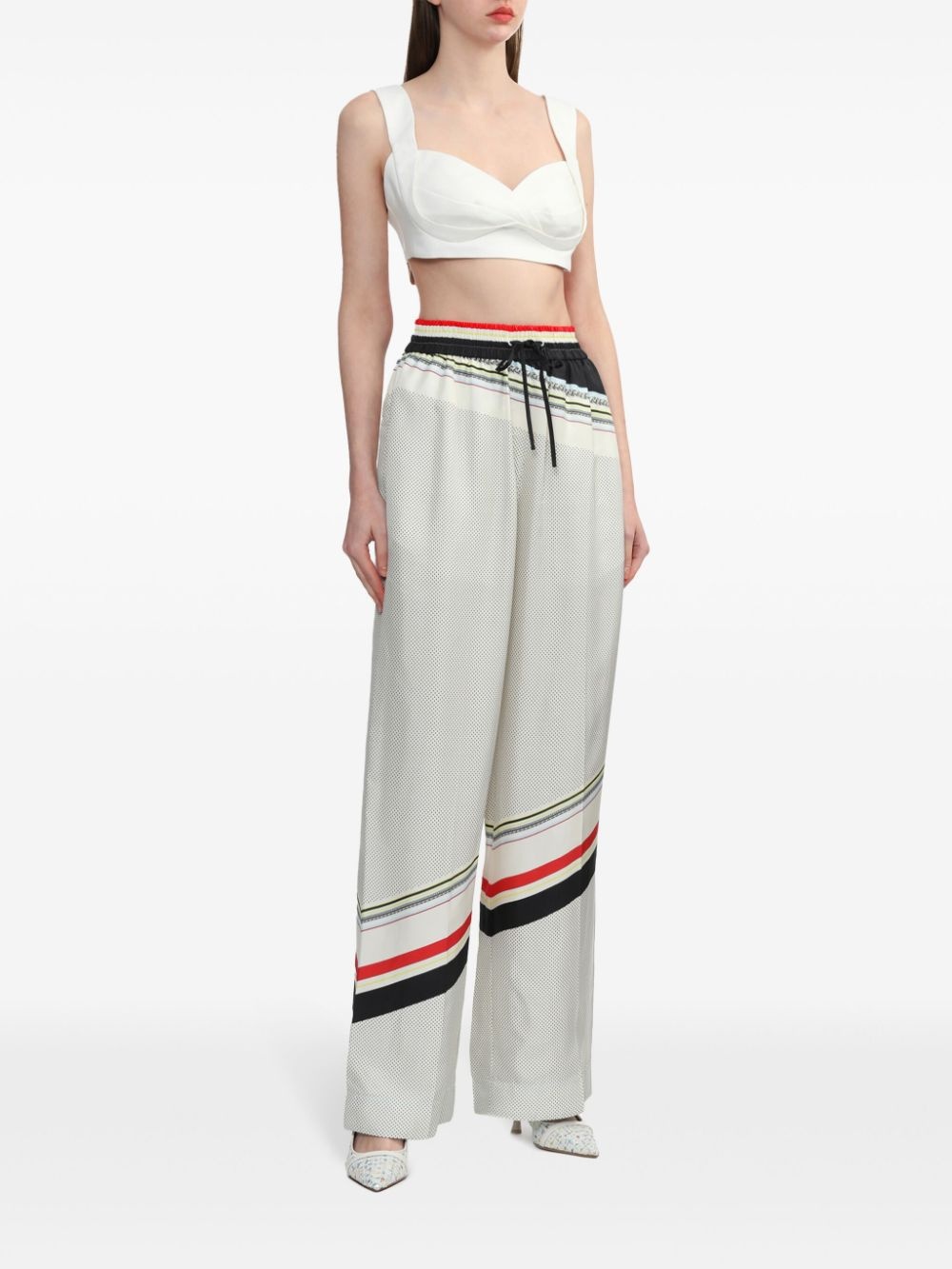 Liberty wide-leg silk trousers - 2