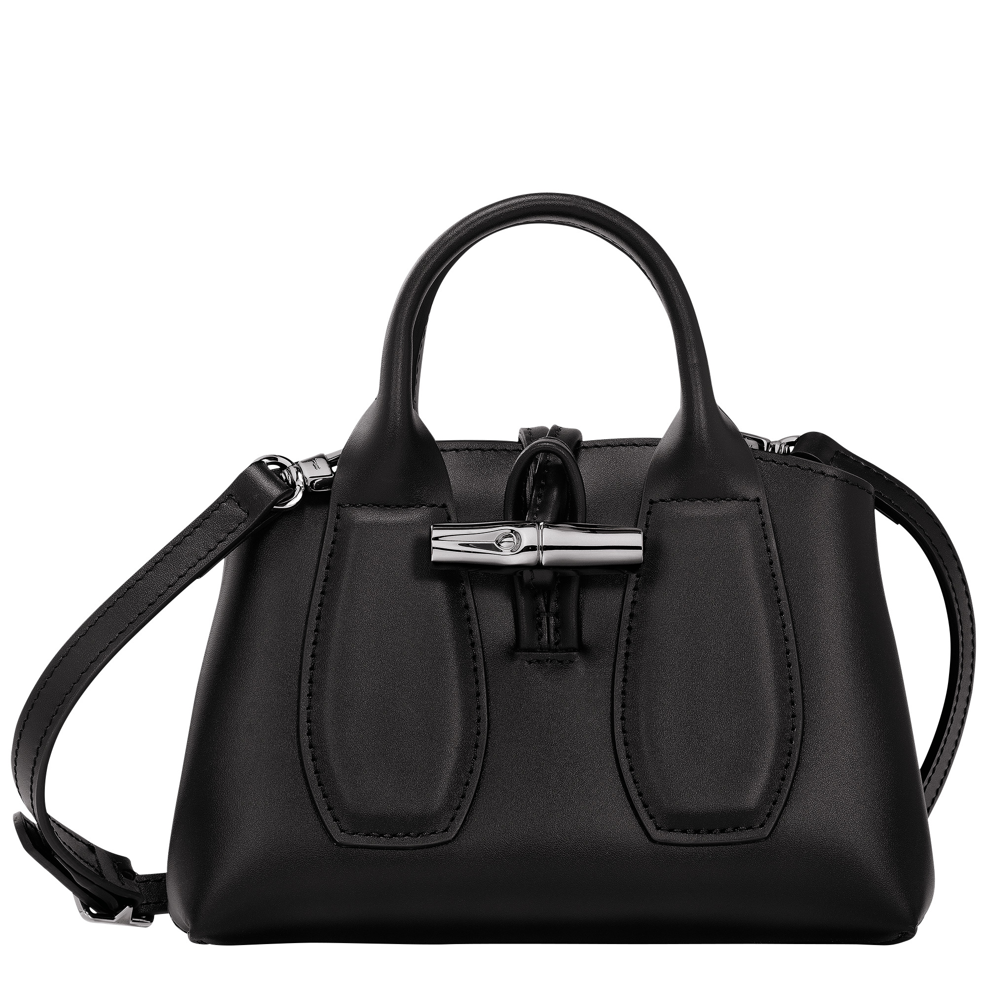 Le Roseau XS Handbag Black - Leather - 1