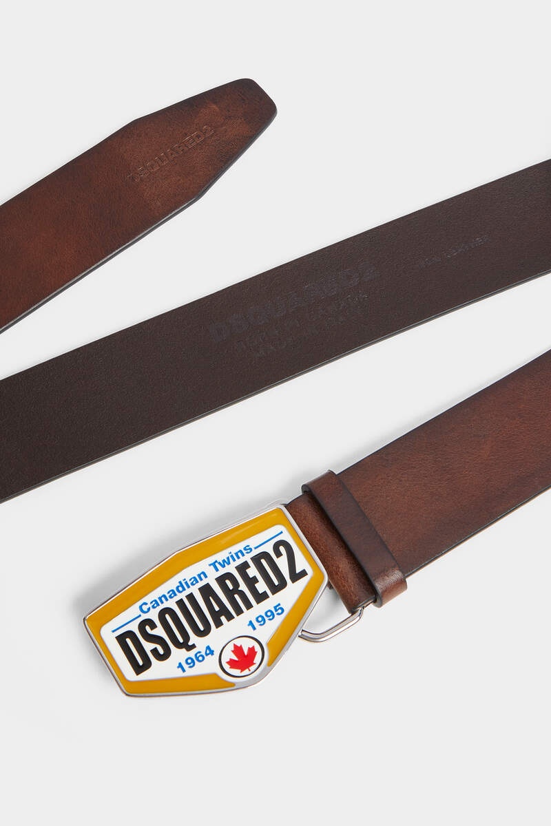 DSQUARED2 LOGO PLAQUE BELT - 4