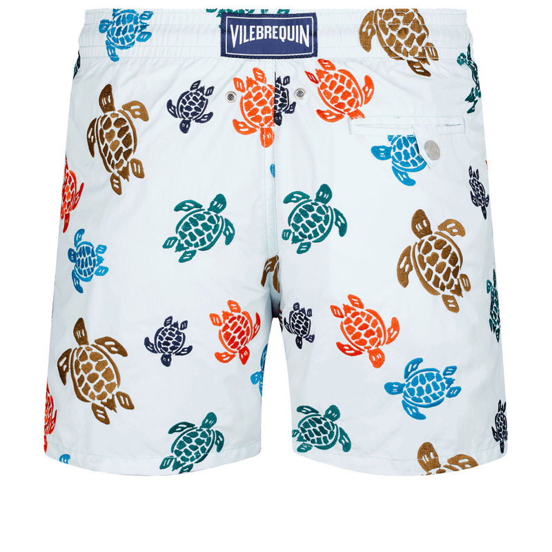 Men Embroidered Swim Trunks Ronde Des Tortues - Limited Edition 2