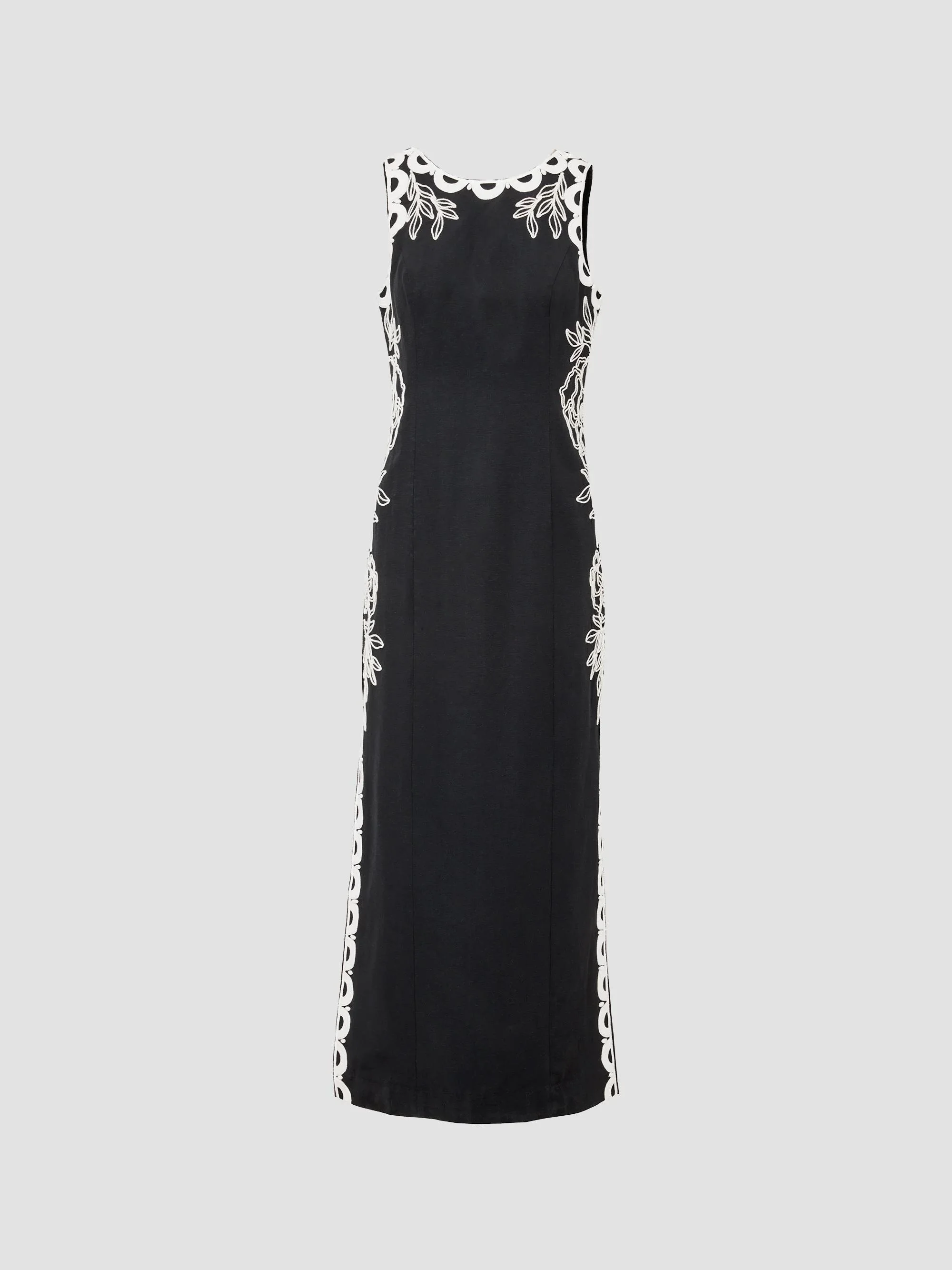Women's Messina Shift Maxi Dress - Noir - 1