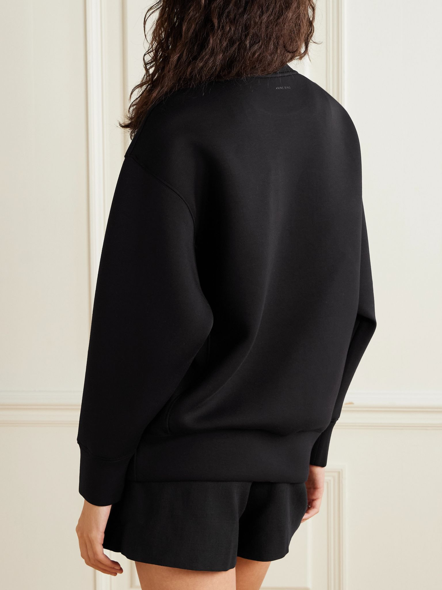 Alto debossed jersey sweater Black - 4