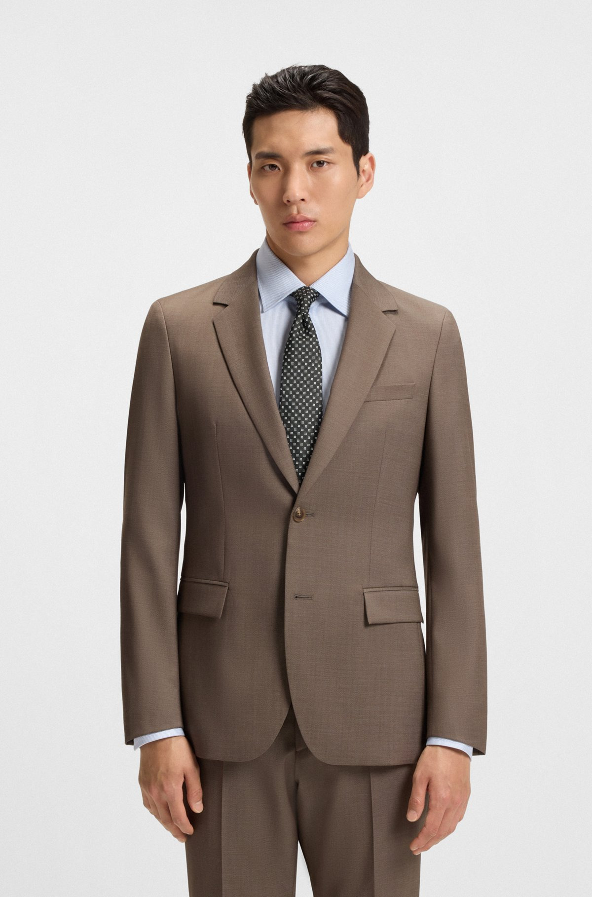 SILK-BLEND TIE WITH JACQUARD PATTERN - 2