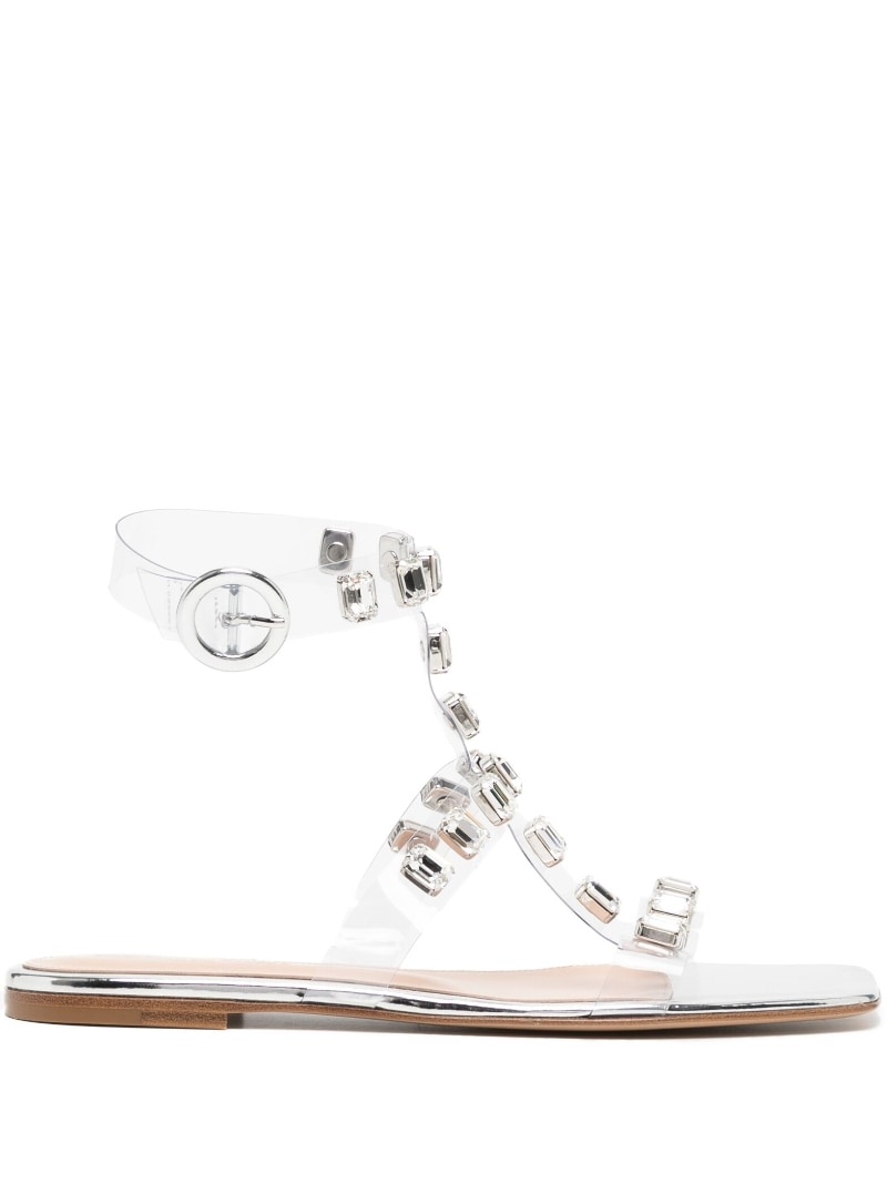 crystal-embellished sandals - 1