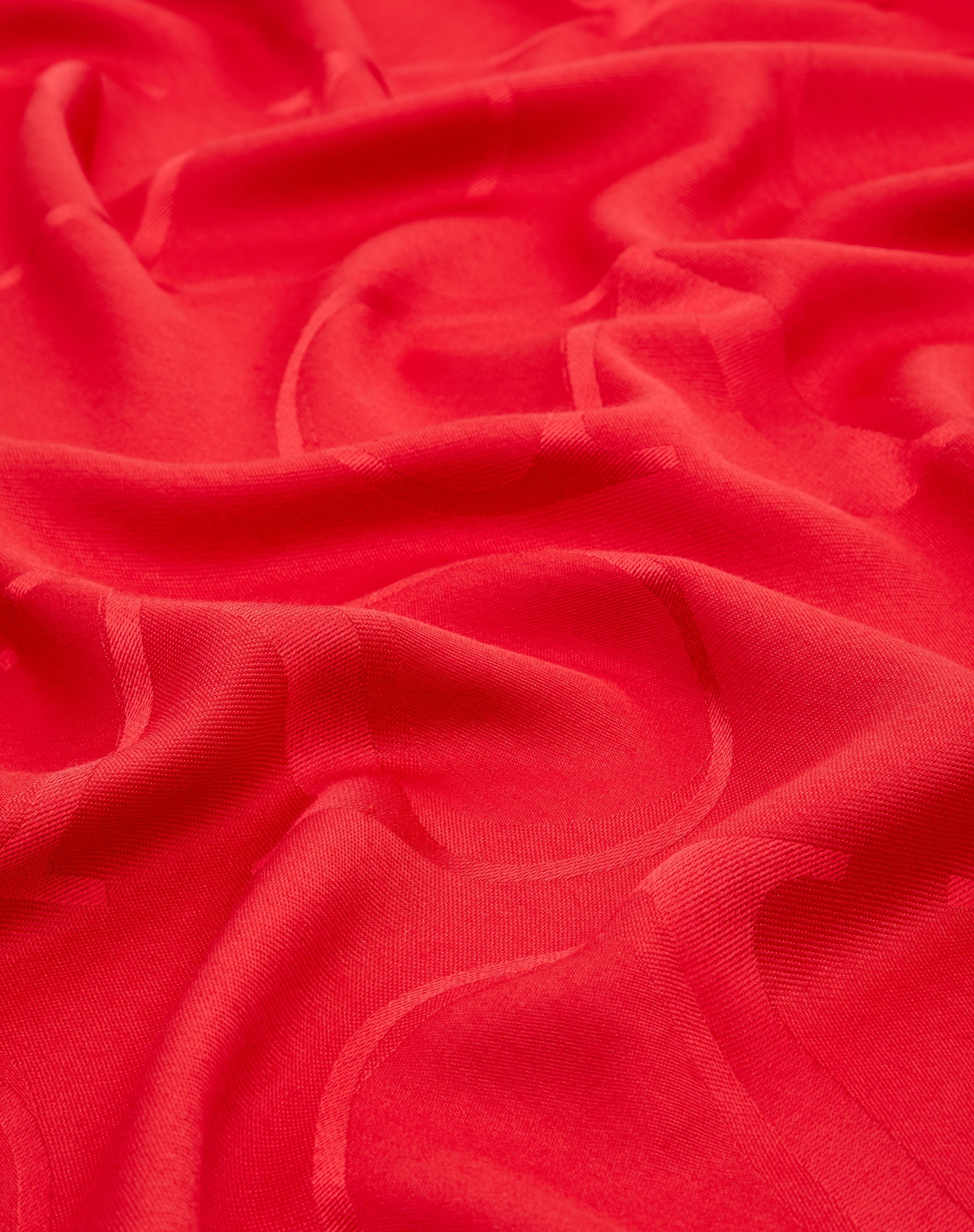 VLOGO SIGNATURE JACQUARD SHAWL IN SILK AND WOOL 140X140 CM - 2