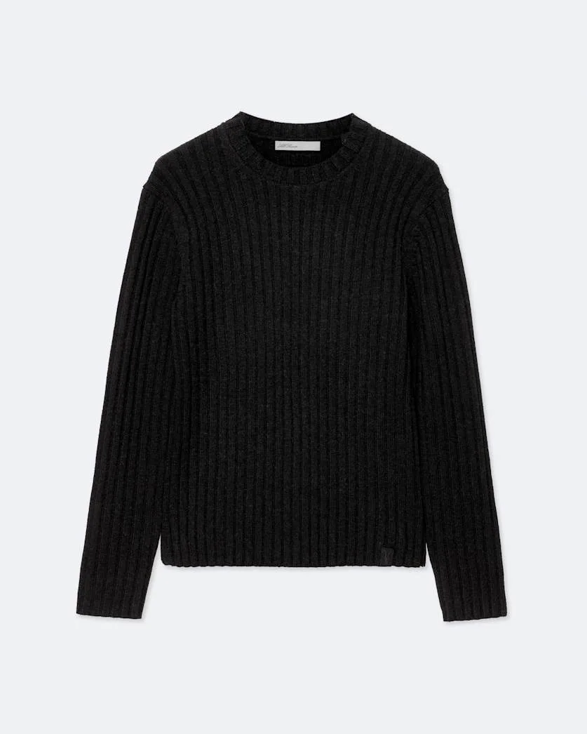 LIEV RIBBED CREW-NECK SWEATER - 1