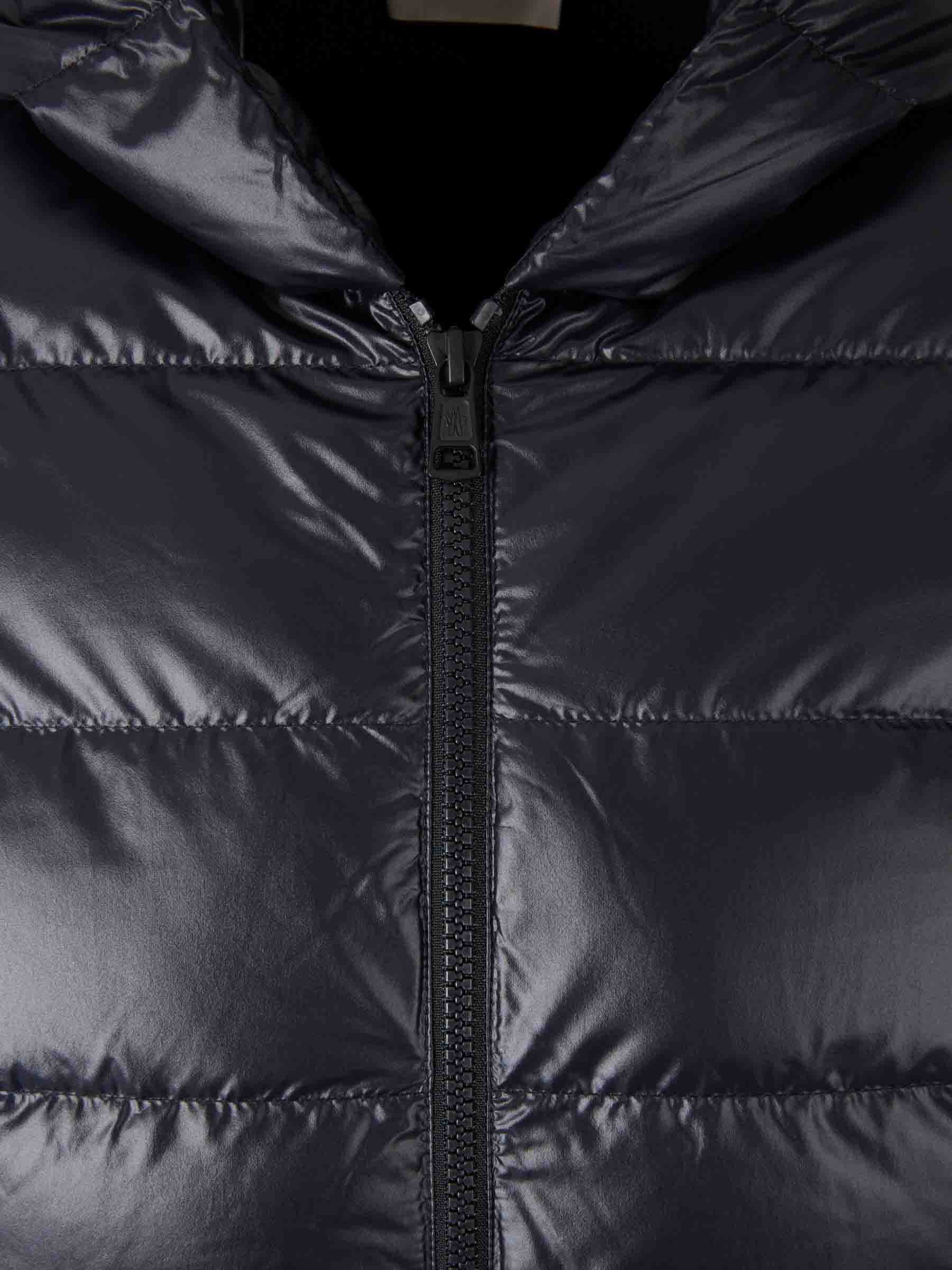 PADDED ZIPPER CARDIGAN - 4