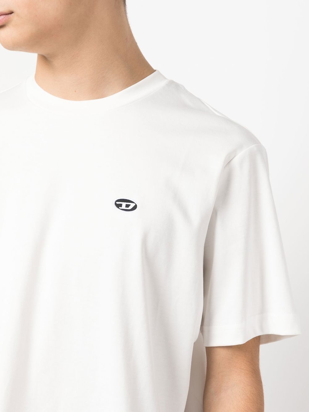 embroidered-logo cotton T-shirt - 6