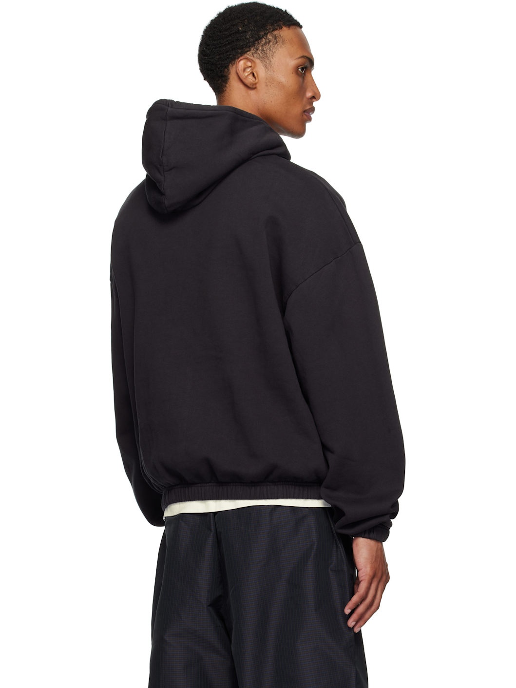 Black OG Logo Mask Hoodie - 3