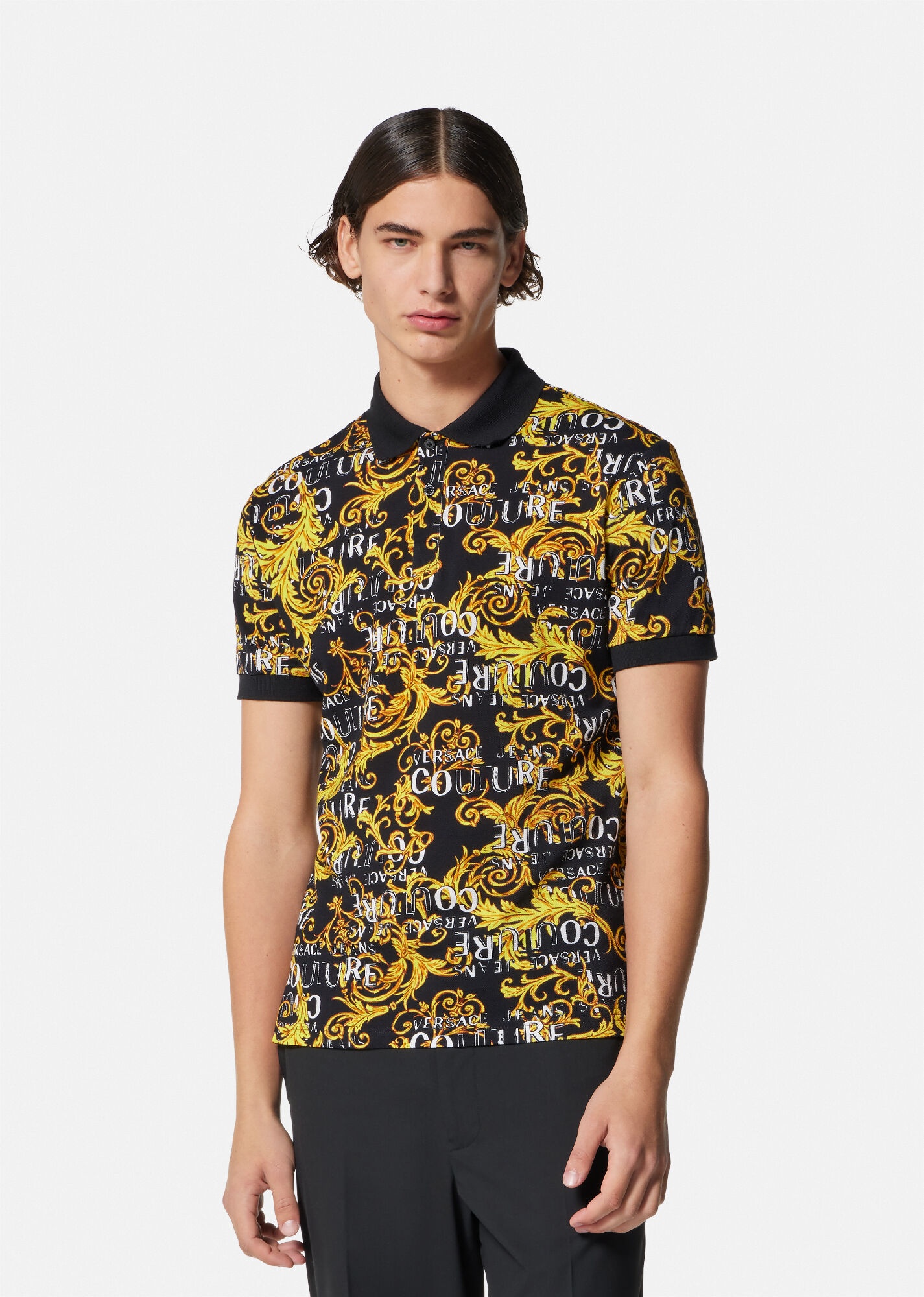 Logo Couture Polo Shirt - 3
