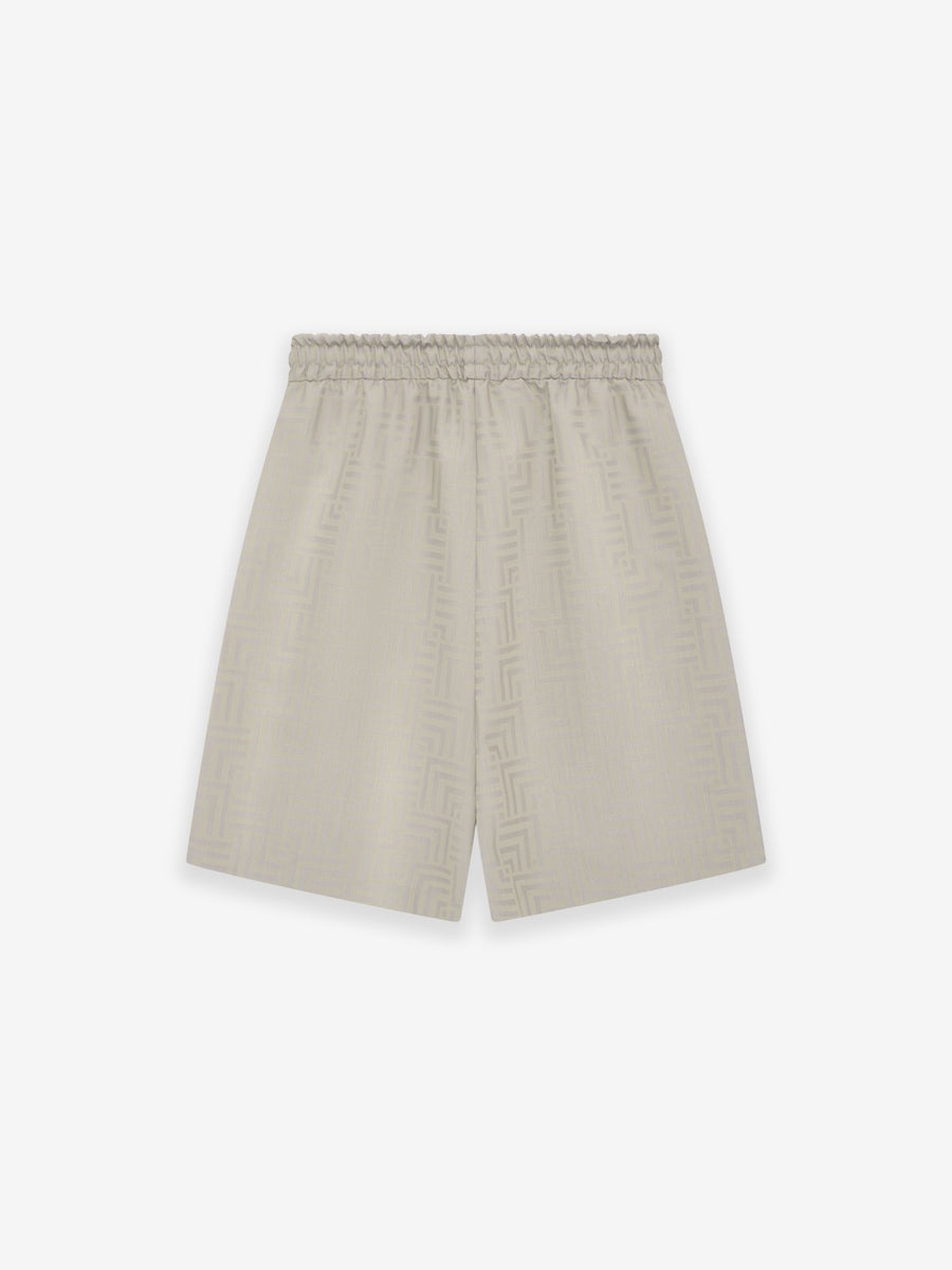 Wool Jacquard Relaxed Short - 2