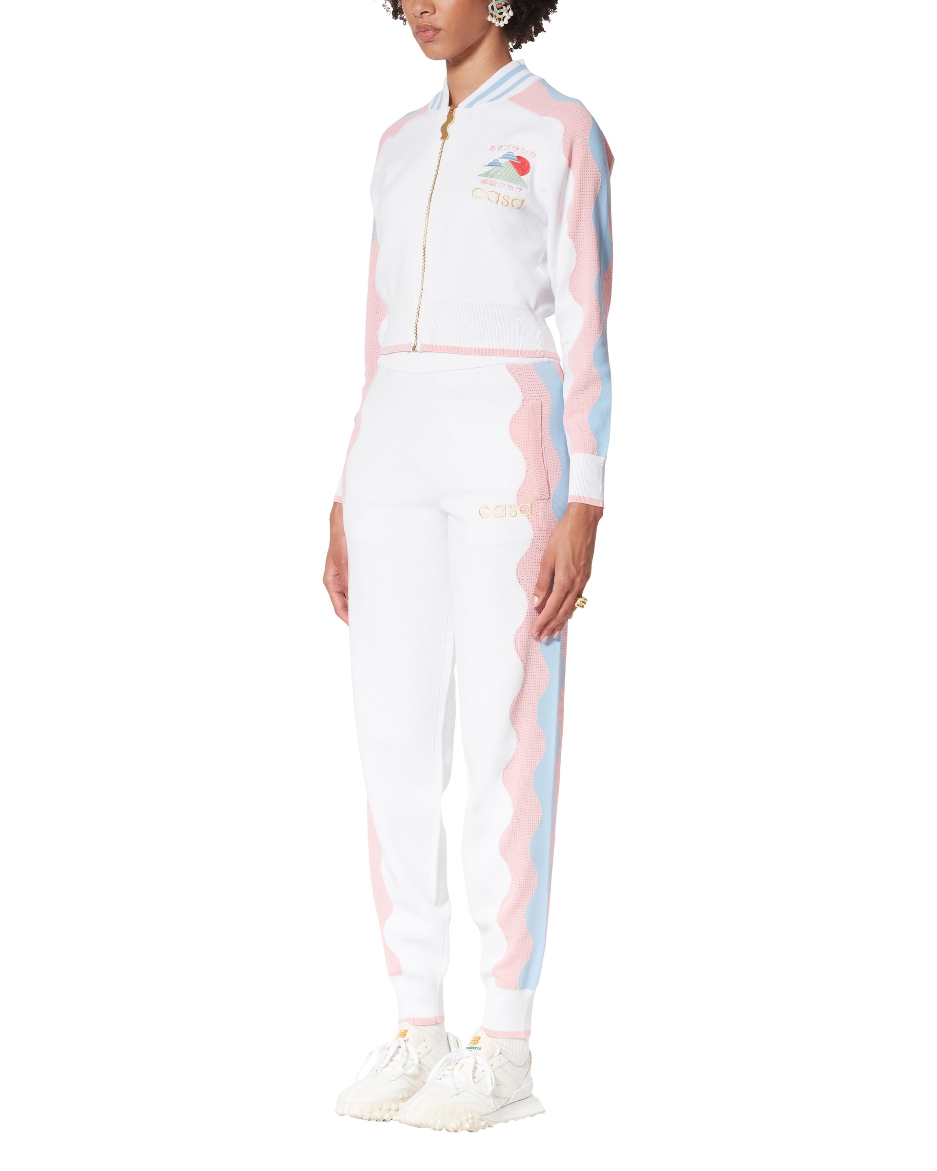 Pink Wave Tracksuit Top - 4