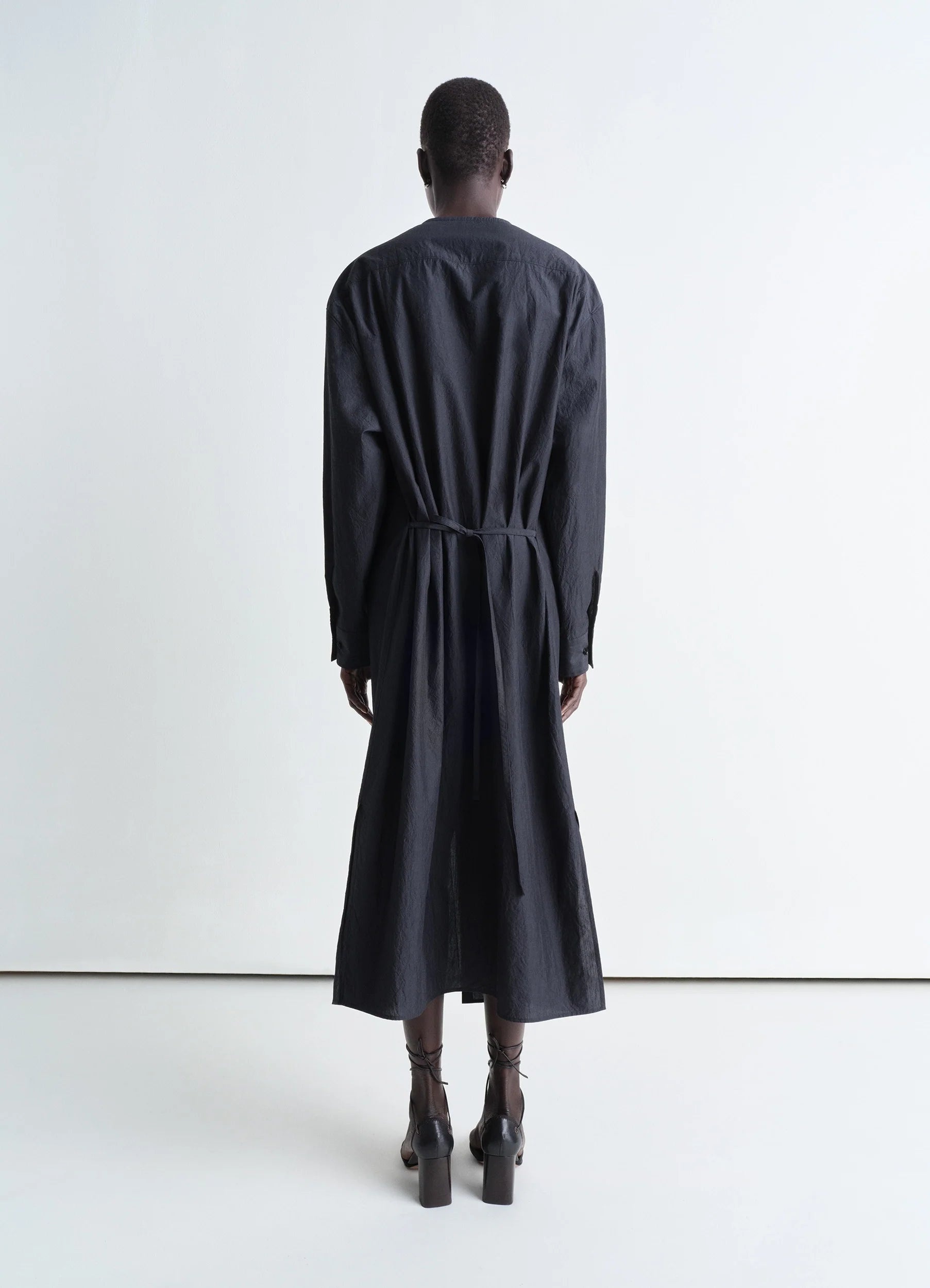 SOFT COLLAR DRESS - 4
