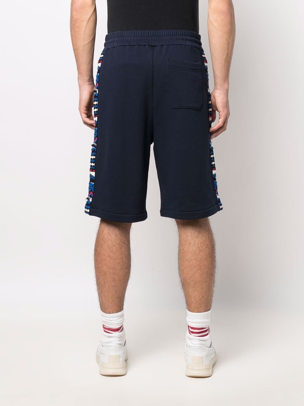 PATTERNED JACQUARD COTTON SHORTS - 3