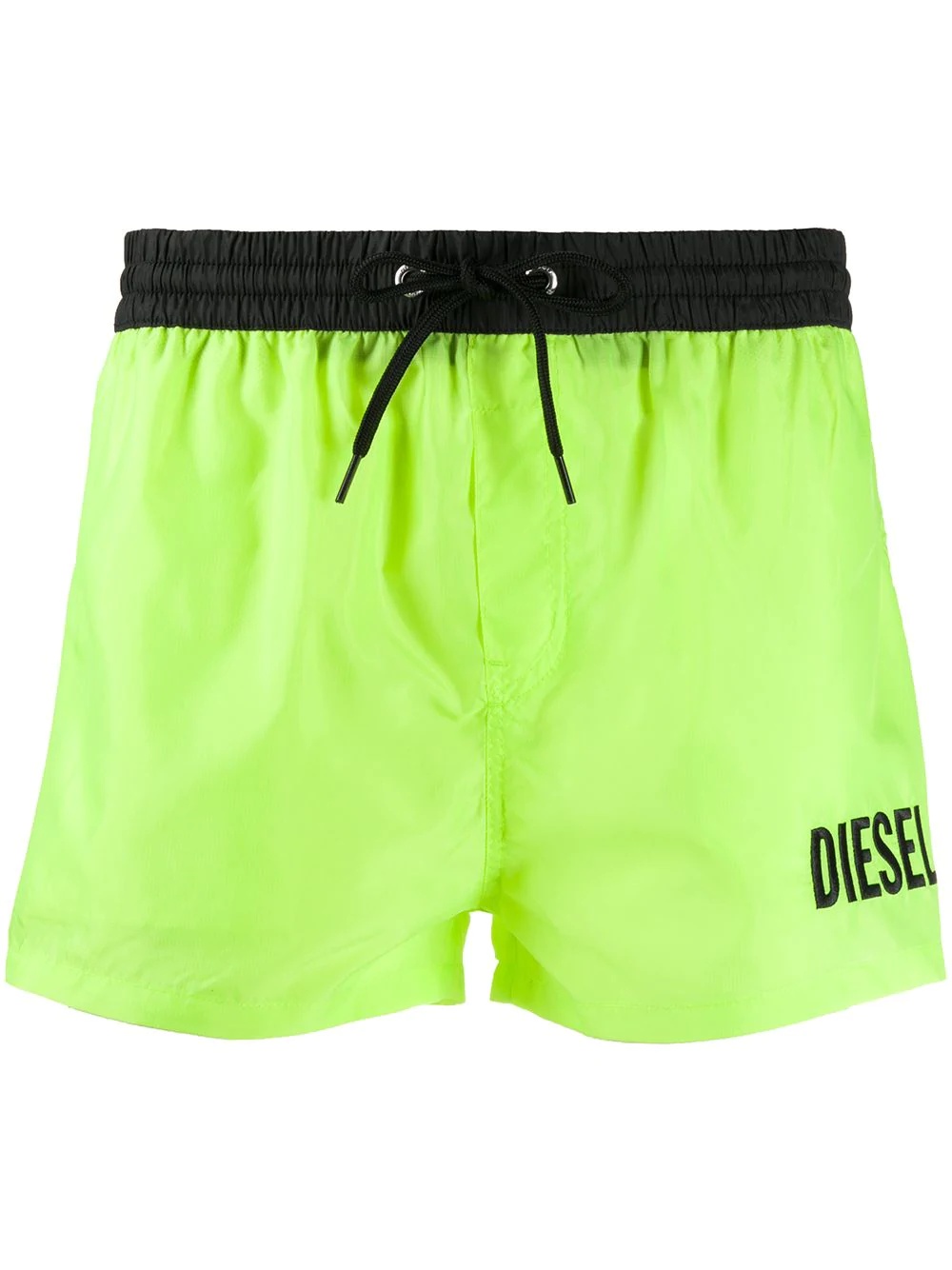 embroidered logo swim shorts - 1