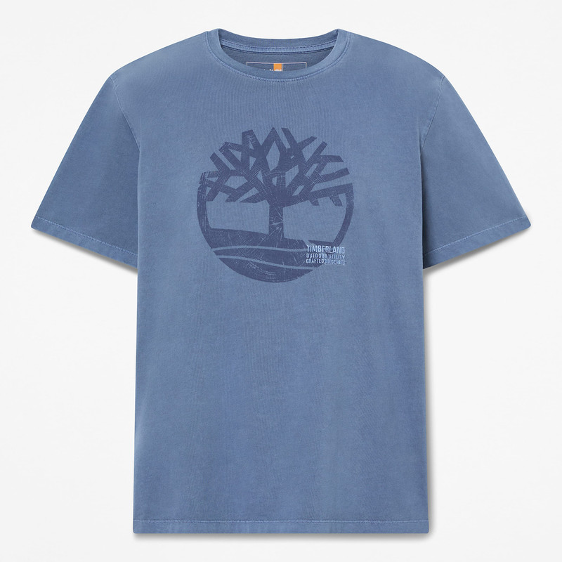 Timberland Men's Garment Dyed Logo Graphic T-Shirt outlook