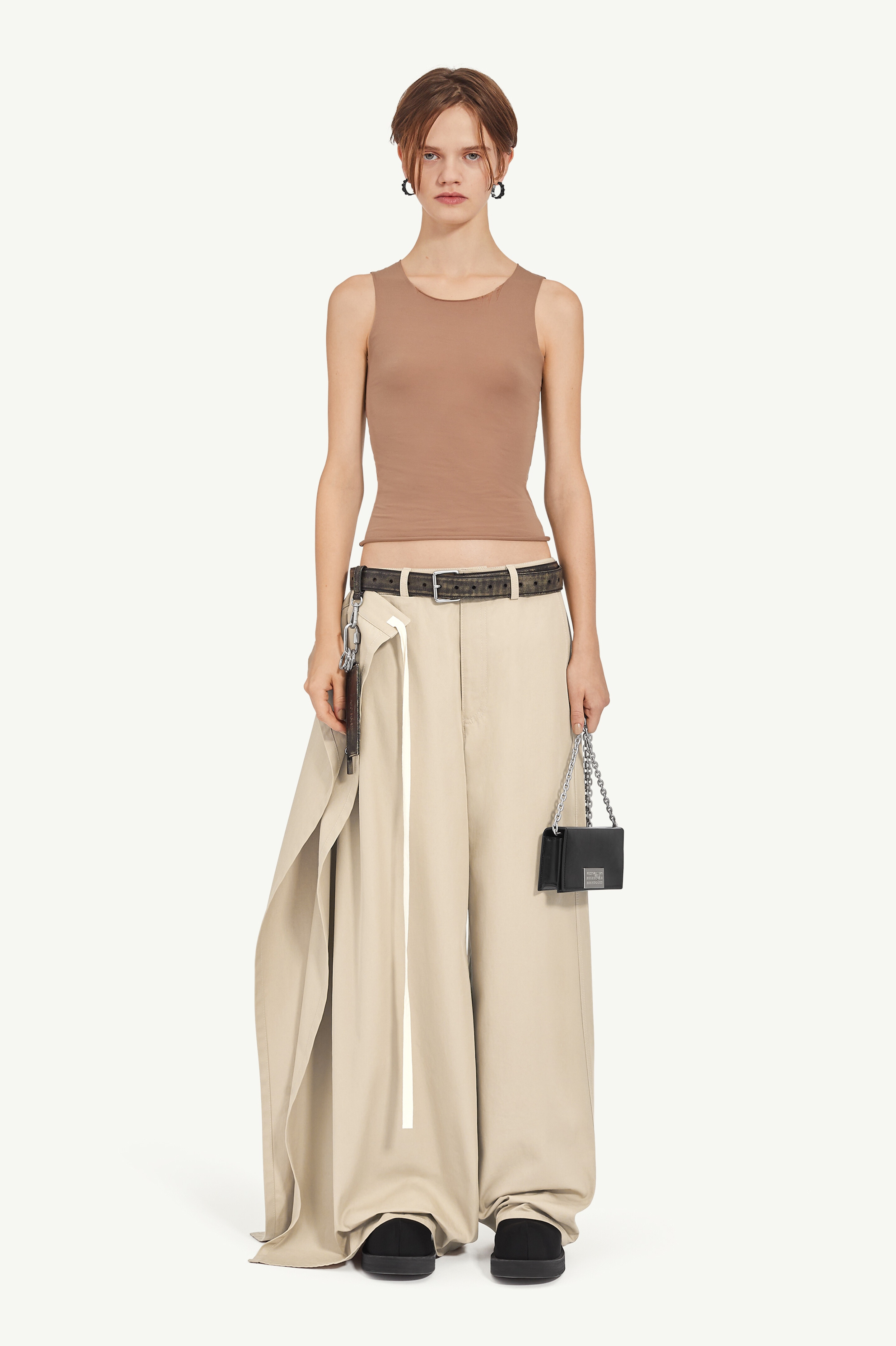 MM6 Maison Margiela Cotton Gabardine Trousers | REVERSIBLE