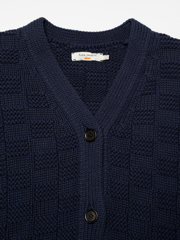 Karla Knitted Cardigan Blueberry - 3