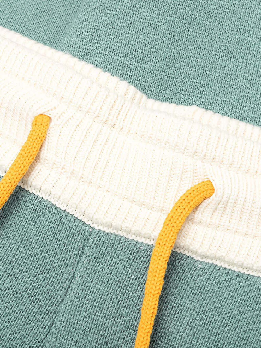 panelled knit trousers - 5