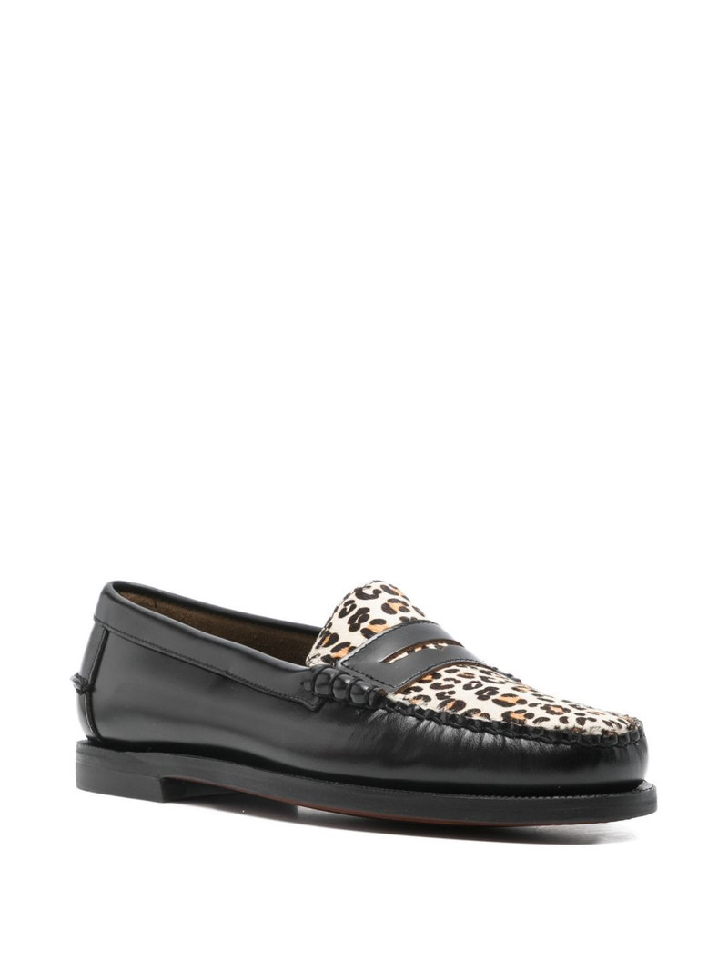 SEBAGO leopard-pattern loafers outlook