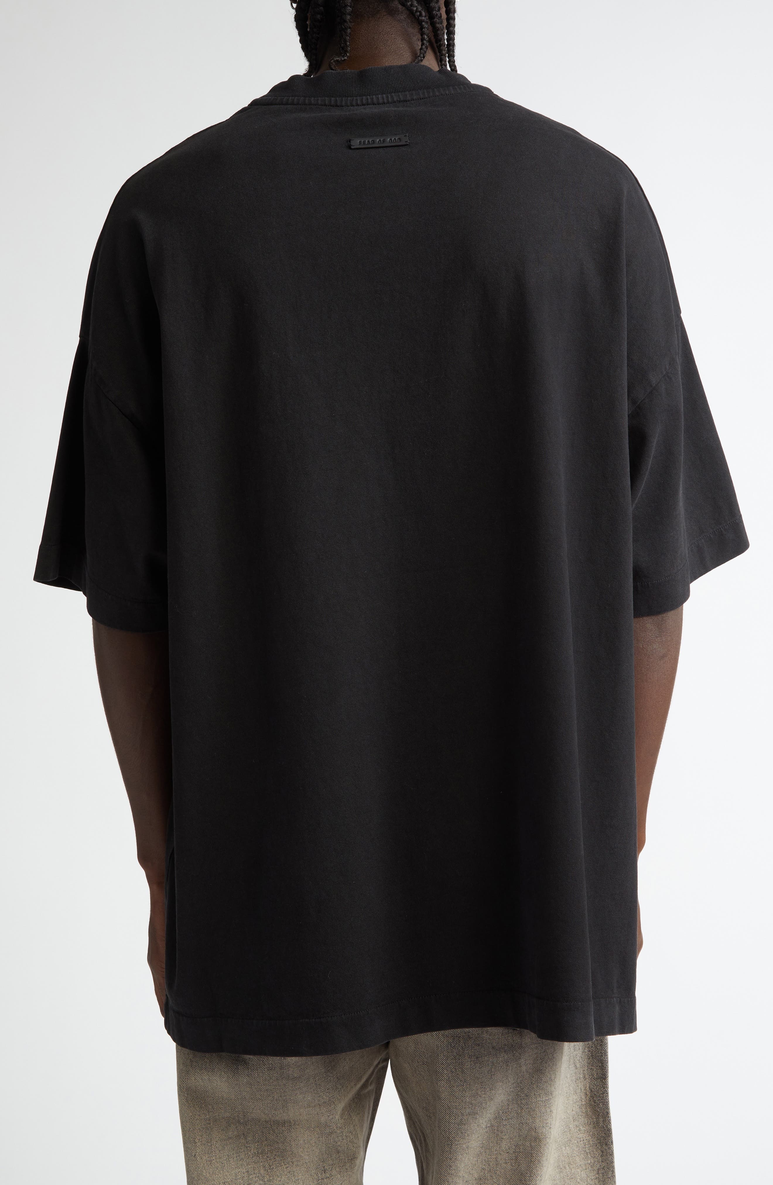 Fear of God Oversize Logo Graphic T-Shirt in Black at Nordstrom - 2