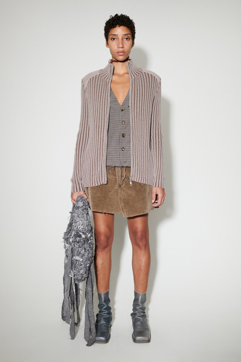 Our Legacy Classic Zip Cardigan Pink Cast Cotton Cash outlook