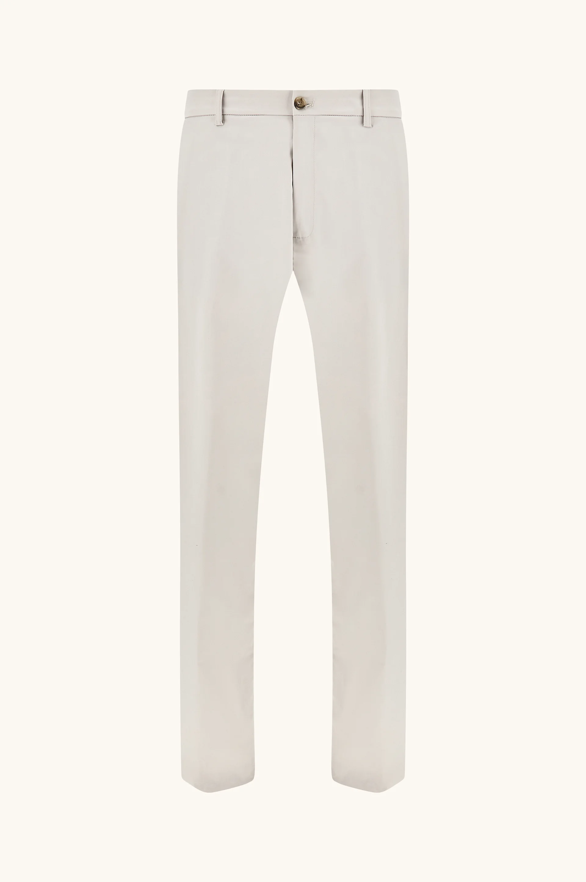 WIDE‑LEG TROUSERS IN STRETCH COTTON WITH PLEATS - 1