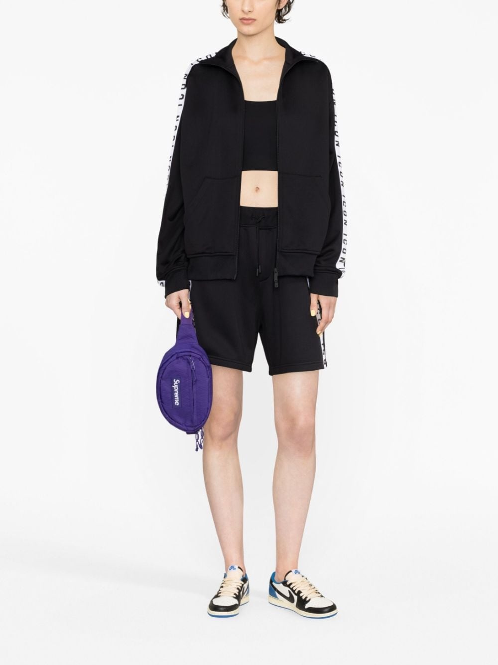 Icon-stripe drawstring shorts - 2