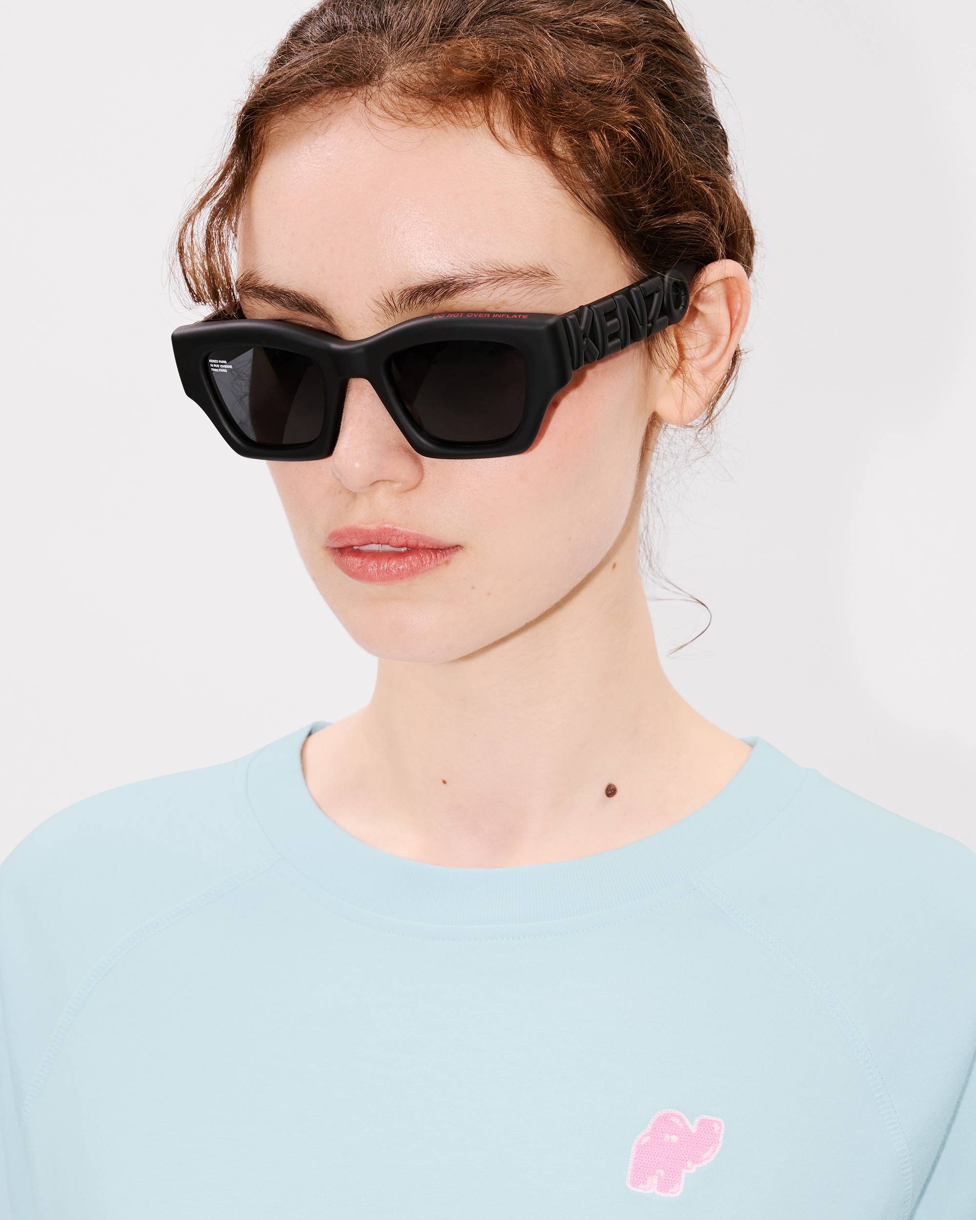 'KENZO Elephant Logo' embroidered T-shirt dress in cotton - 5