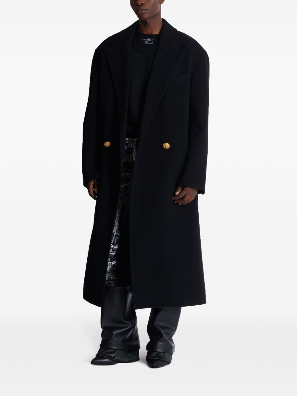 double-breasted coat - 2