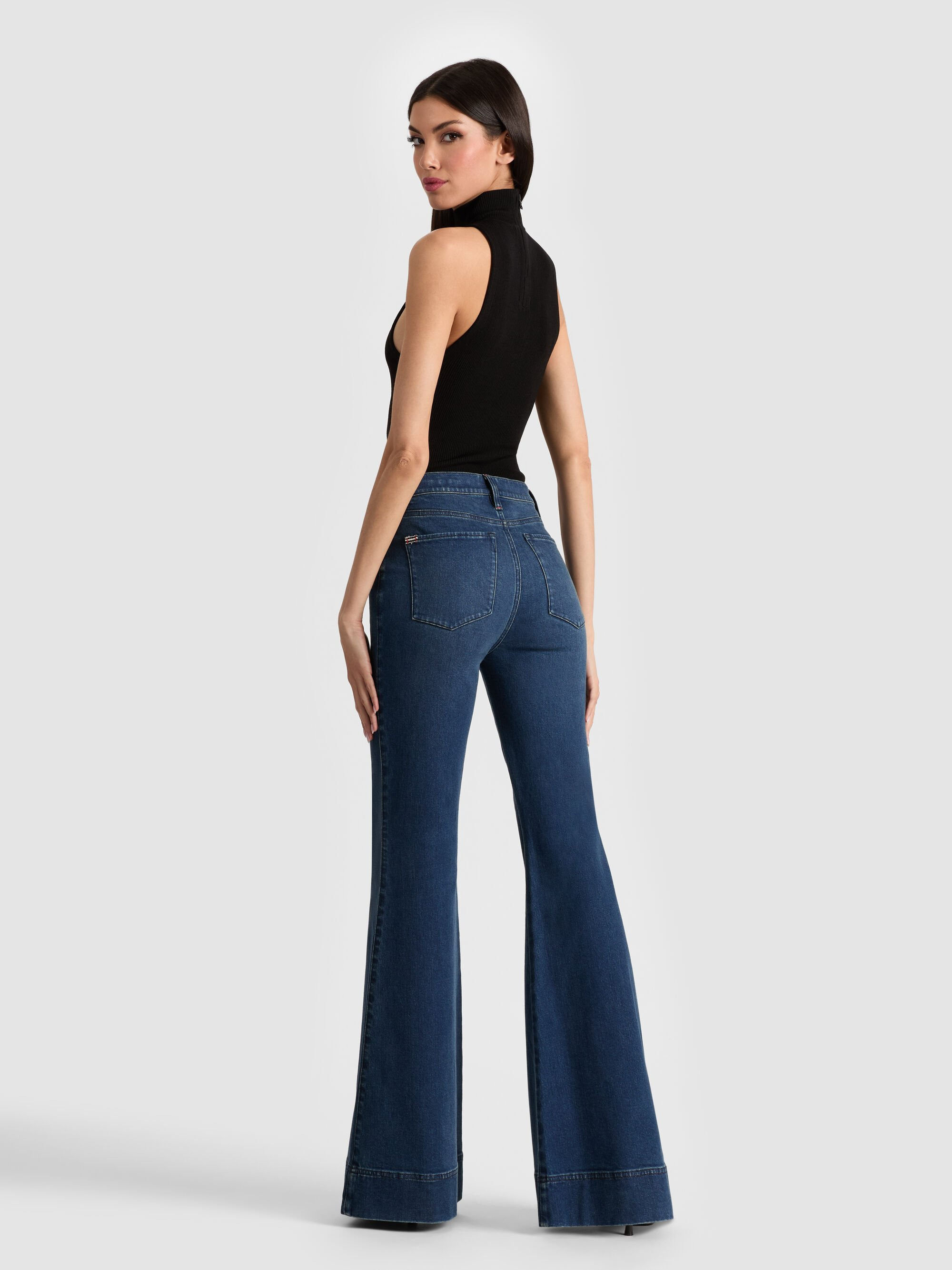 BEAUTIFUL HIGH RISE BELL JEAN - 5