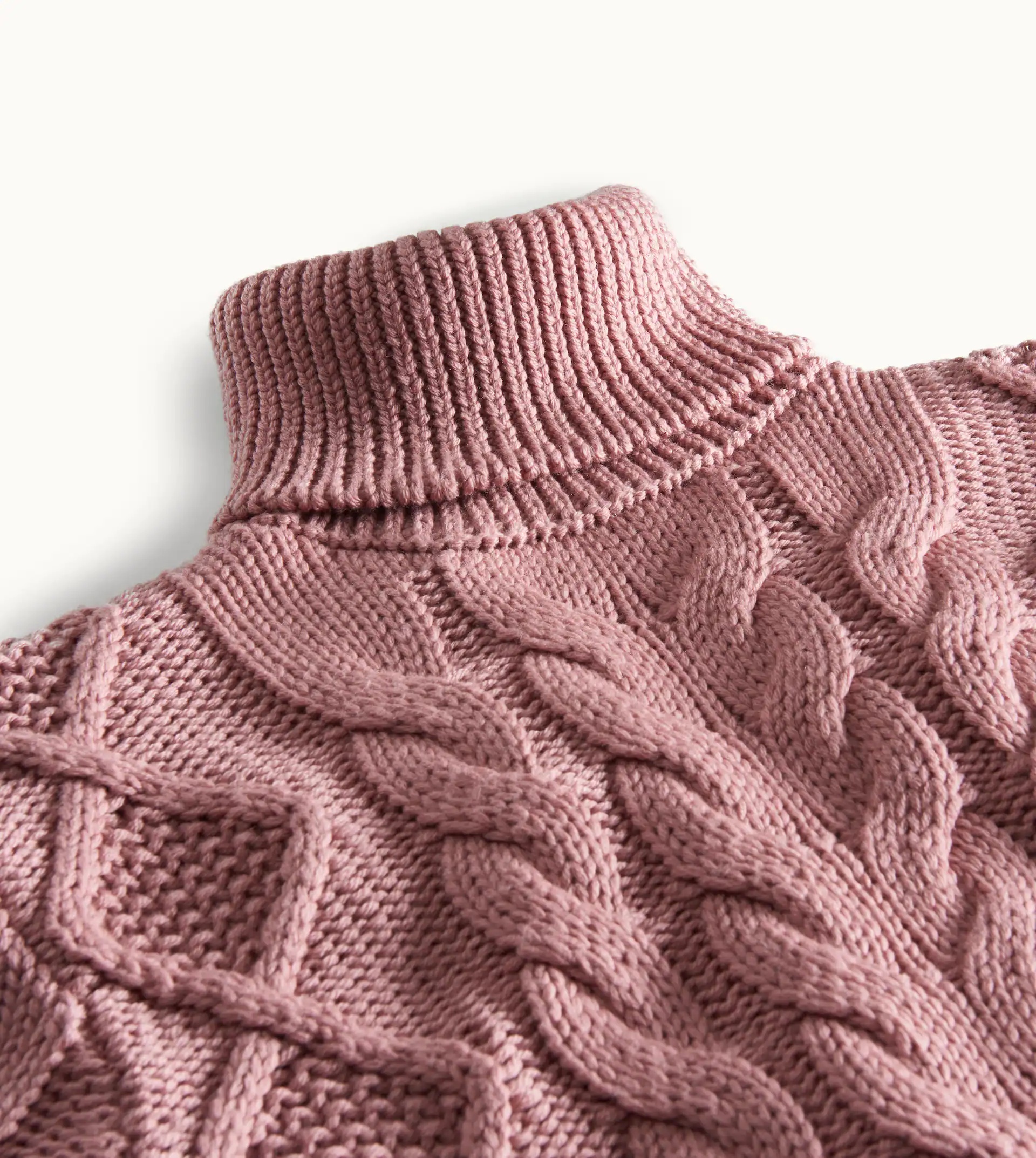 POLO NECK JUMPER - PINK - 4