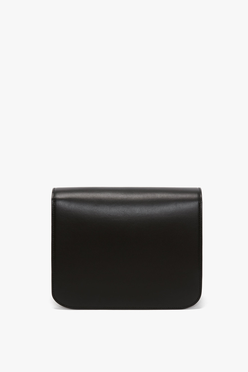 Chain Shoulder Bag In Black Leather 4