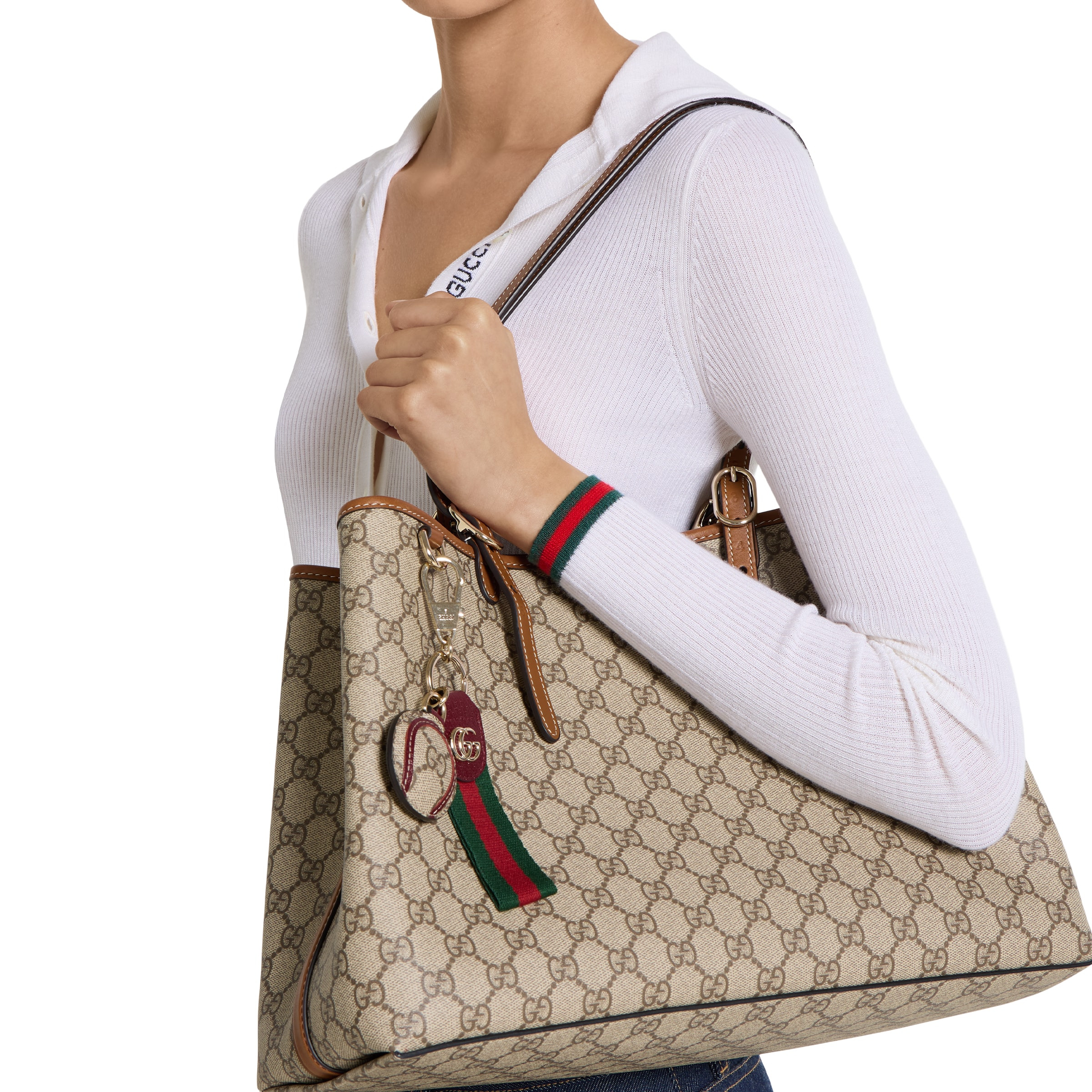 Gucci Tennis keychain with Web - 3