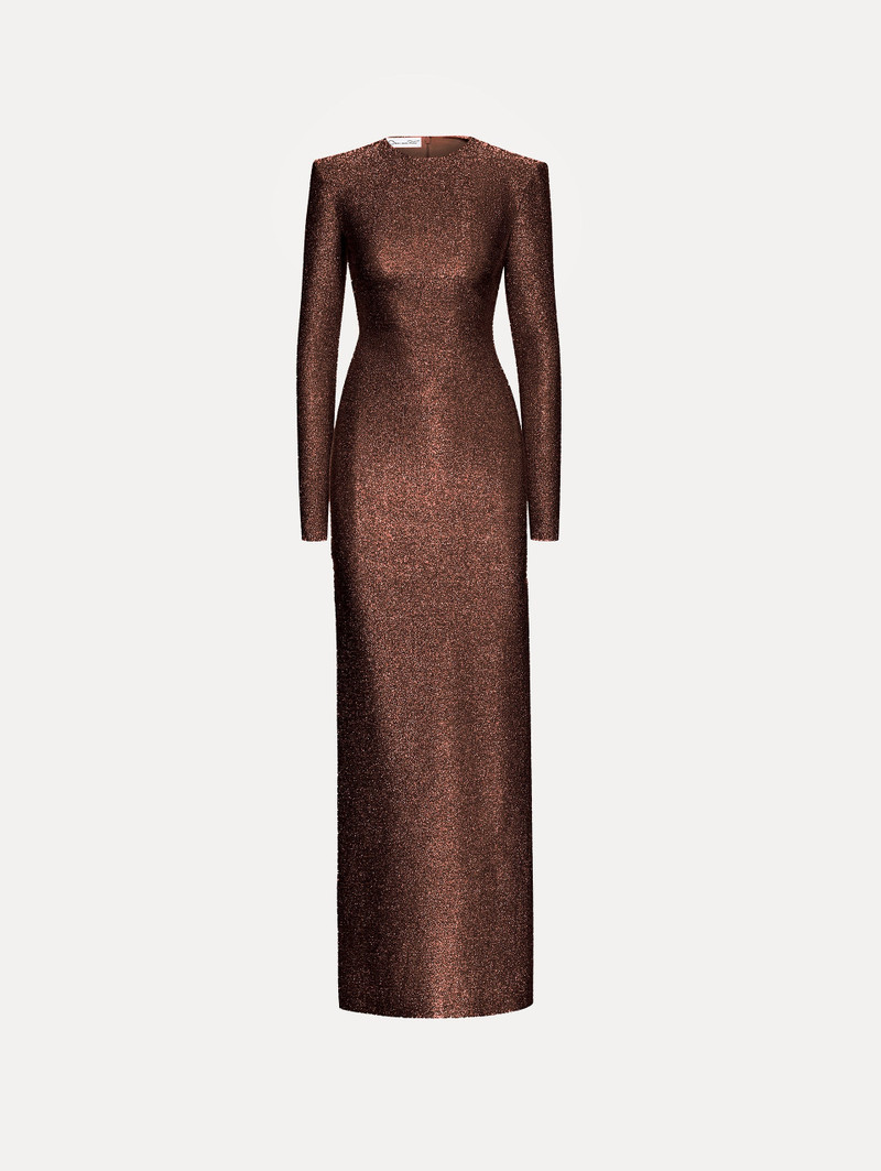 LAMÉ COLUMN GOWN 1
