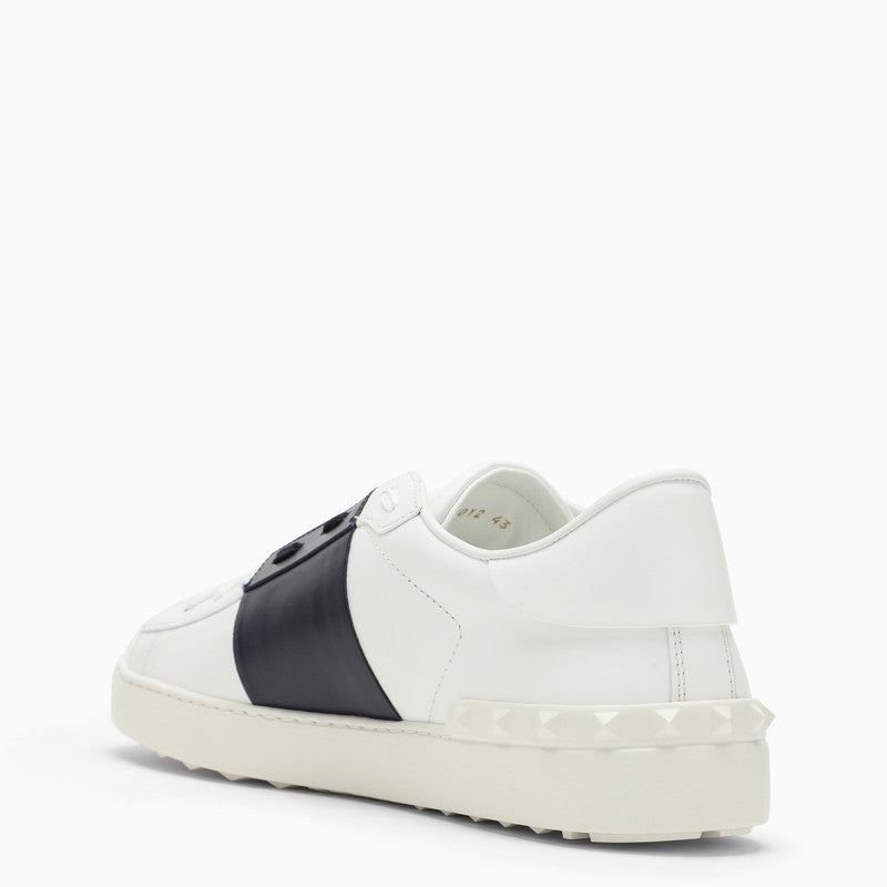 WHITE/BLACK OPEN SNEAKER - 4