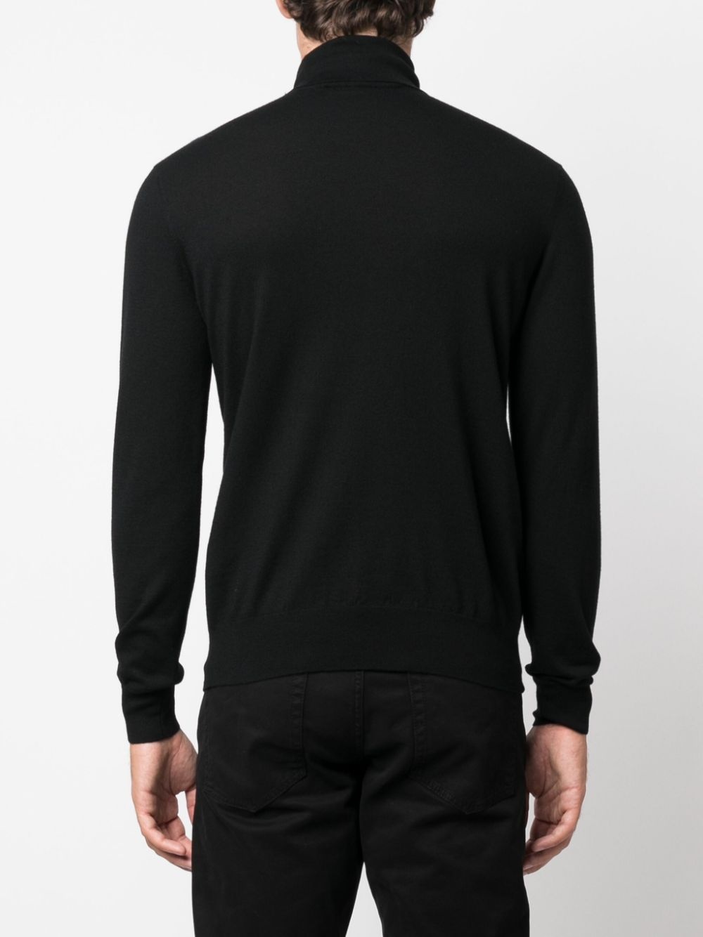 roll-neck cashmere jumper - 4