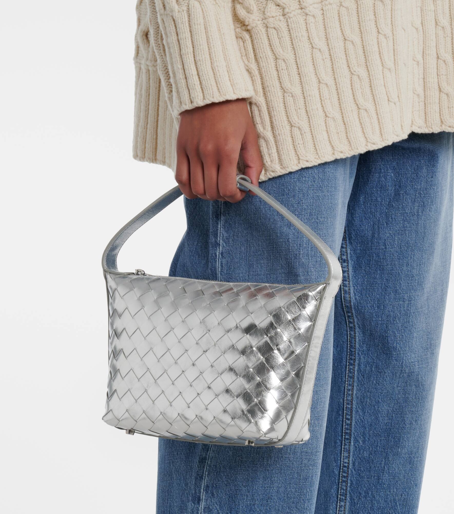 Wallace Intrecciato leather shoulder bag - 2