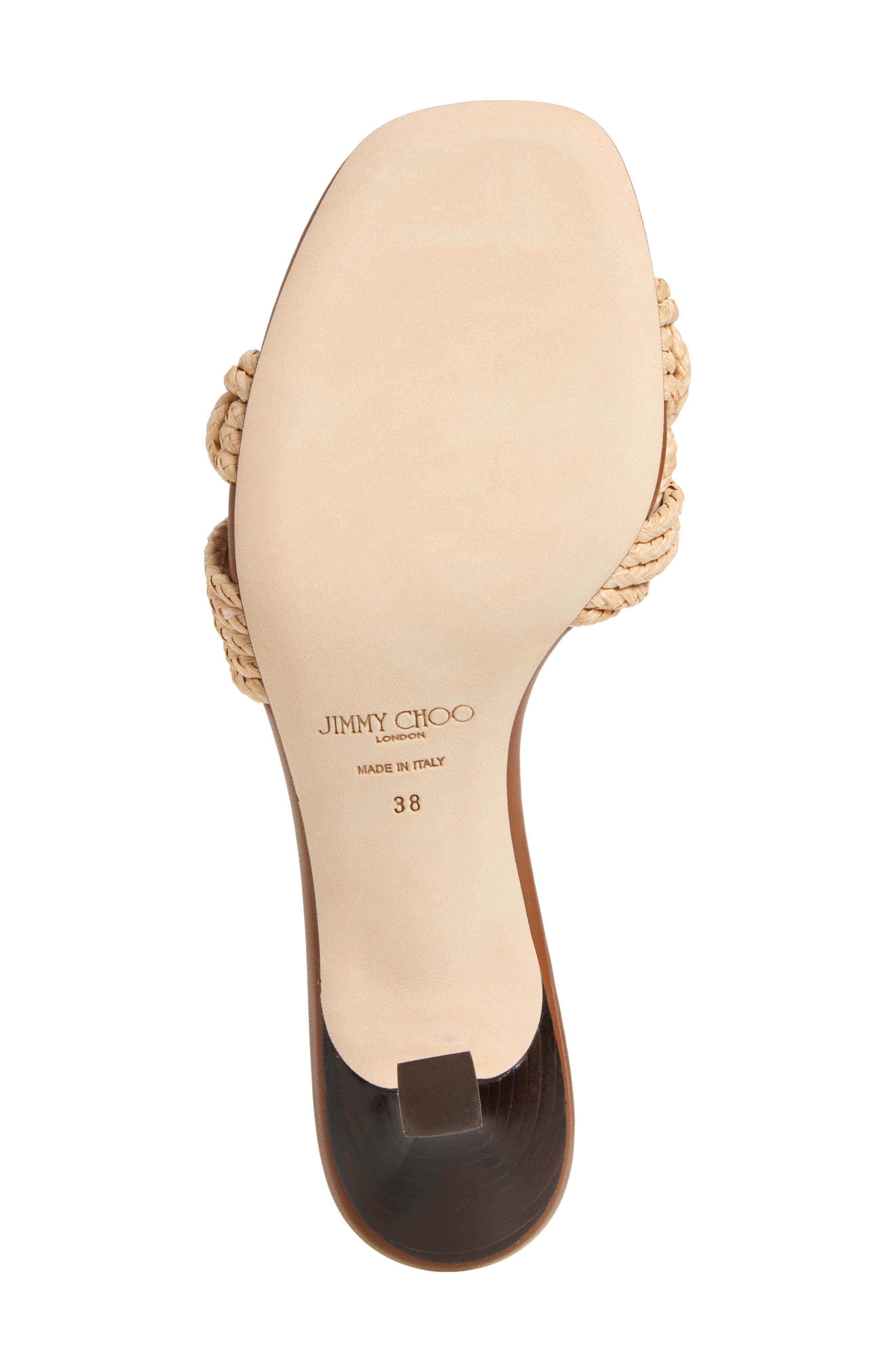 Jimmy Choo Chara Sandal in Tan/Natural at Nordstrom - 6